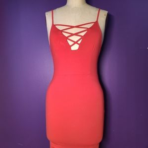 Tiger Mist Red Bodycon Dress